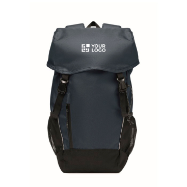 Mochila desportiva em RPET 600D com detalhes refletivos 15 L
