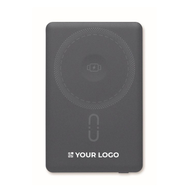 Powerbank magnética em alumínio reciclado com cabo e anel 5.000mAh