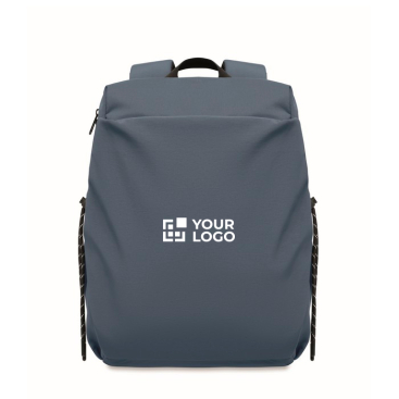 Mochila de nylon repelente à água compatível com portátil de 16''