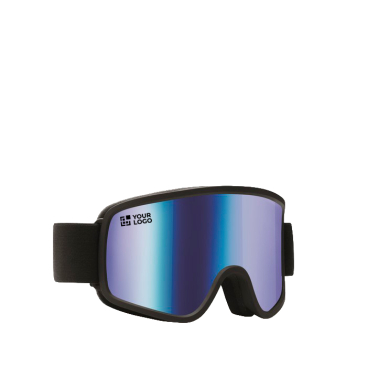 Óculos de ski com lente espelhada, proteção UV400 e anti-riscos