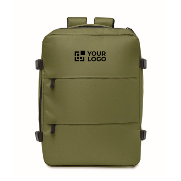 Mochila de cabine extensível em RPET 600D com vários bolsos 20 L