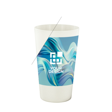 Copo de origem mineral e vegetal fabricado na UE tamanho médio 300ml