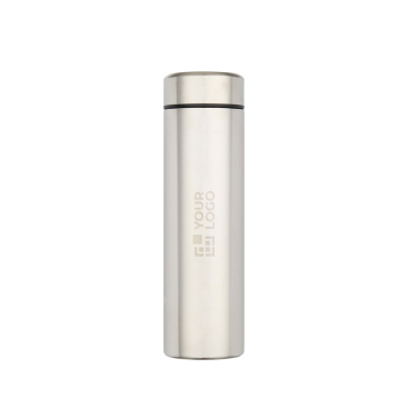 Garrafa térmica de aço inoxidável, parede dupla, filtro de chá 450 ml