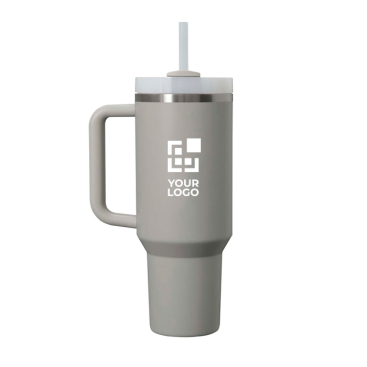 Copo térmico Stanley 890 ml com tampa rotativa e palhinha reutilizável