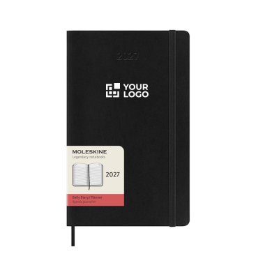 Agenda diária de capa mole e fecho elástico Moleskine
