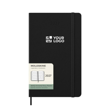 Agenda semanal horizontal com bolso interior Moleskine