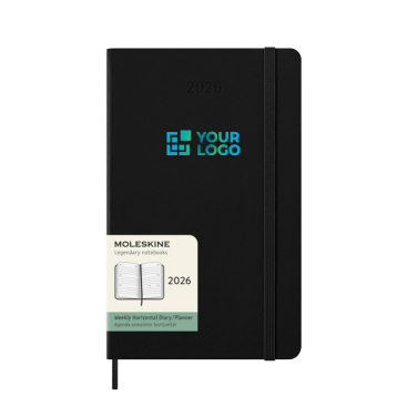 Agenda semanal horizontal com bolso interior Moleskine