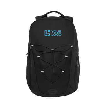 Mochila de poliéster com vários bolsos para PC de 15,6''
