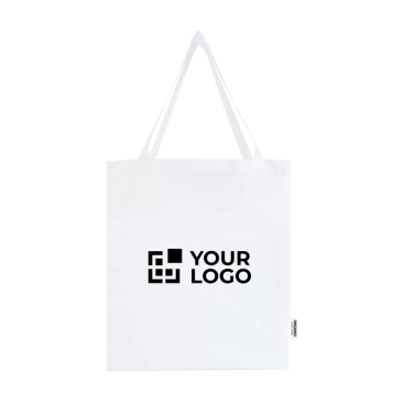 Saco tote de algodão orgânico com foles laterais 14 L 180 g/m2