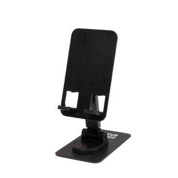 Suporte dobrável para telemóvel com apoio de metal e fixador de ângulo