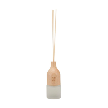 Ambientador com varetas e efeito madeira ideal para a casa 30 ml