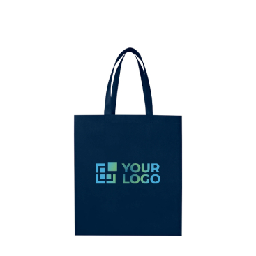 Saco de compras non-woven reciclado e duradouro com fole