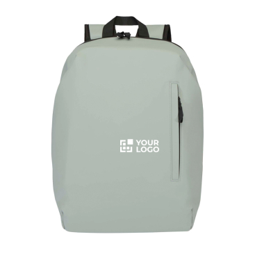 Mochila antirroubo de couro sintético com acesso traseiro 18 L PC 15''