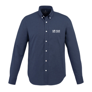 Camisa personalizada Oxford, algodão, para homem 142 g/m2 Elevate Life