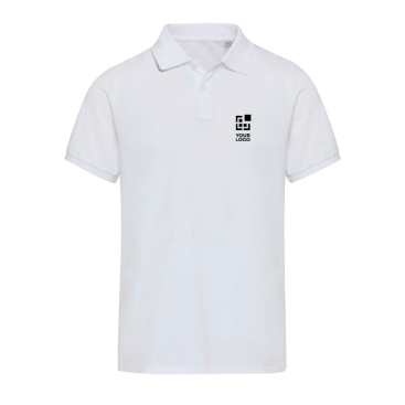 Polo unissexo de manga curta em algodão misto 220 g/m² Elevate