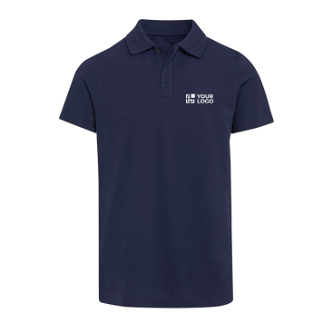 Polo de manga curta em algodão orgânico certificado 180 g/m2 Elevate