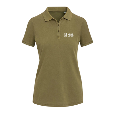 Polo mulher manga curta piqué pré-lavado e pré-encolhido 200 g/m2 Elevate
