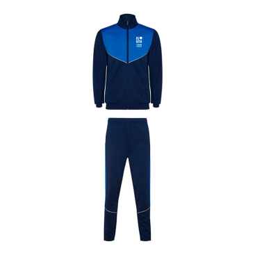 Fato de treino unisex poliéster bicolor cor a condizer 225 g/m2 Roly