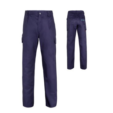 Calças multibolsos unissexo de algodão e poliéster 200 g/m2 Velilla
