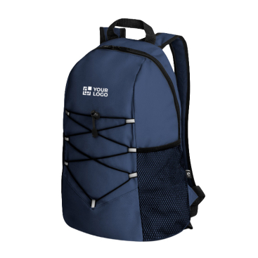 Mochila de viagem com bolsos de rede e alças almofadadas