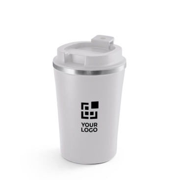 Copo de viagem em aço inoxidável com interior em cerâmica 470ml