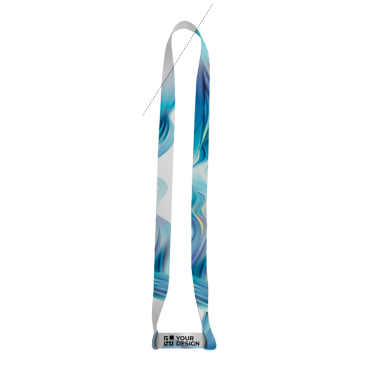 Lanyard e cordão porta-copos sublimáveis em ambos os lados 2 cm