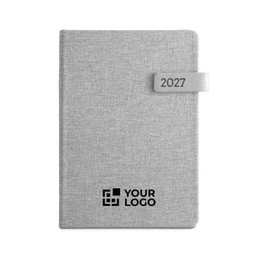 Agendas personalizadas em material reciclado vista principal