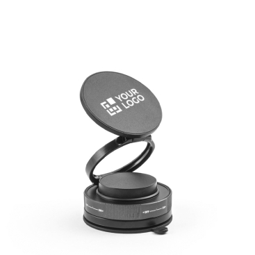 Suporte magnético para telemóvel com rotação de 360º e fixação por vácuo