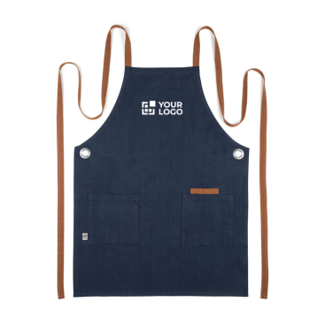 Avental eco com 3 bolsos multifunções e alças cruzadas 220 g/m²