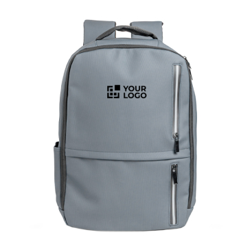 Mochila soft com detalhes refletores e manga para trolley 15,6''