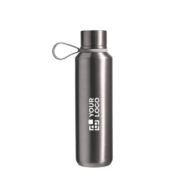 Garrafa aço inoxidável de parede dupla com acabamento metalizado 600ml