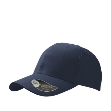 Boné de baseball em sarja de algodão com fecho de velcro