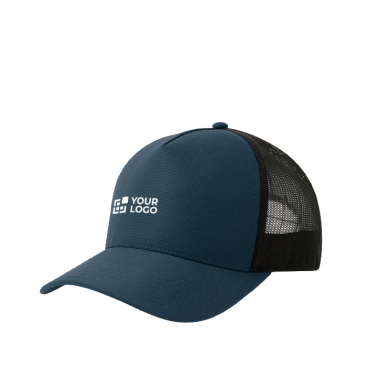 Boné trucker ecológico de 5 painéis com proteção solar UPF50