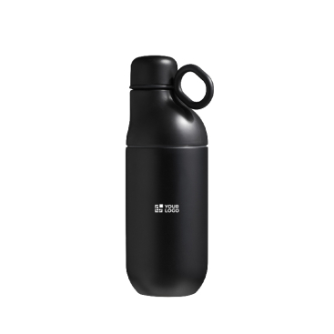 Garrafa térmica de aço inoxidável reciclado convertível em copo 500ml