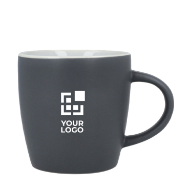 Caneca de cerâmica com acabamento mate em várias cores 350ml