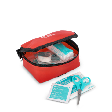 Kit de primeiros socorros com velcro com norma europeia