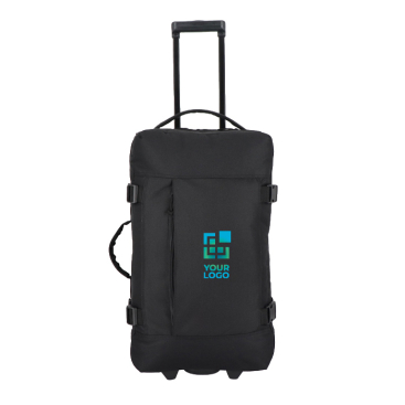 Trolley de viagem com pega retrátil e rodas, capacidade de 38 L