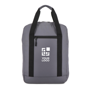 Mochila para portátil de rPET com faixas refletoras 15,6''