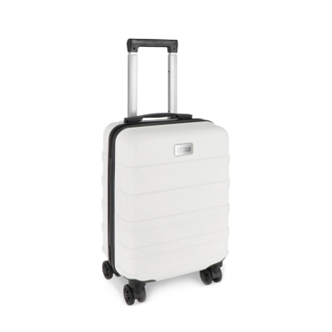 Trolley de cabine 18'' com 4 rodas giratórias e suporte para telemóvel