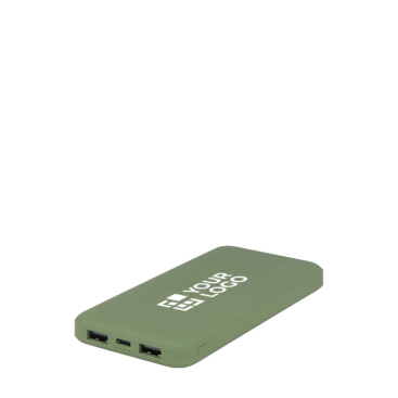 Bateria externa compacta 10.000mAh em plástico reciclado