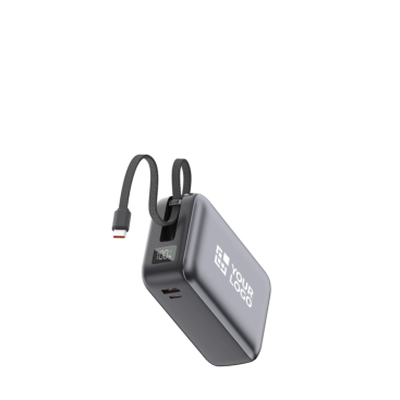 Powerbank compacto com carga rápida e ecrã LED 30 000 mAh