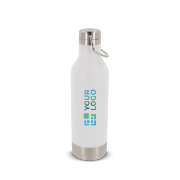 Garrafa hermética de aço inoxidável com asa de transporte 400ml vista principal