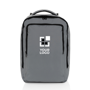 Mochila de rPET para viajar com capacidade para 19 L e pega superior