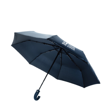 Guarda-chuva dobrável automático 21'' cabo em pele sintética mate Ø108