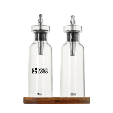 Conjunto de doseadores de óleo e vinagre 4 em 1 300 ml AdHoc