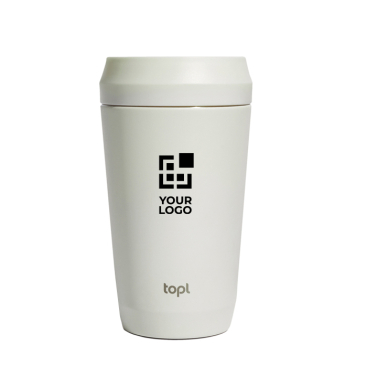 Copo térmico em aço reciclado com tampa 360° e 354 ml Topl To Go