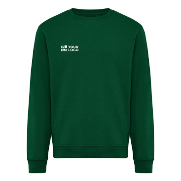Sweatshirt unissexo de gola redonda e felpa 340 g/m² Iqoniq Torla