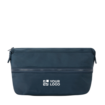 Necessaire expansível de plástico reciclado com fecho resistente 7L