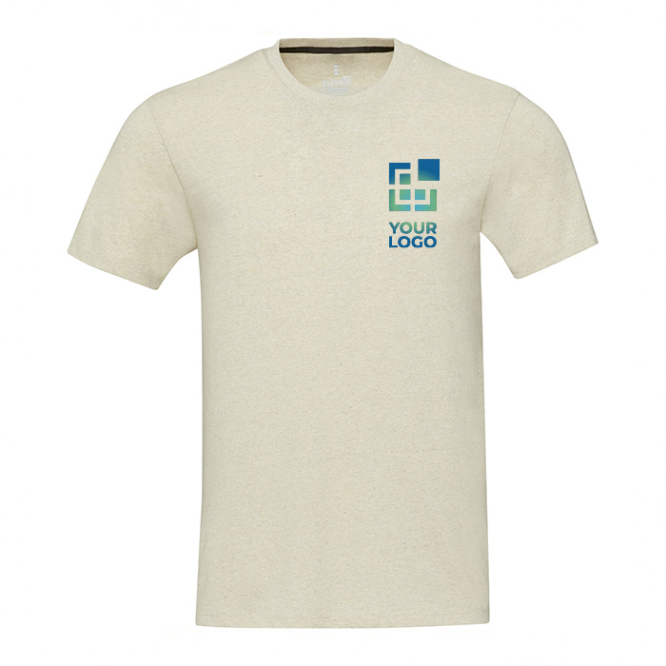 T-shirt de algodão e poliéster reciclado unissexo 160 g/m2 Elevate NXT