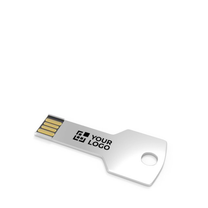 Pen USB de metal, forma de chave personalização total, feita na Europa